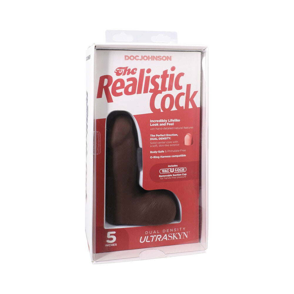 Realistic Dildo Vac/Lock Cup Ball ULTR 5"